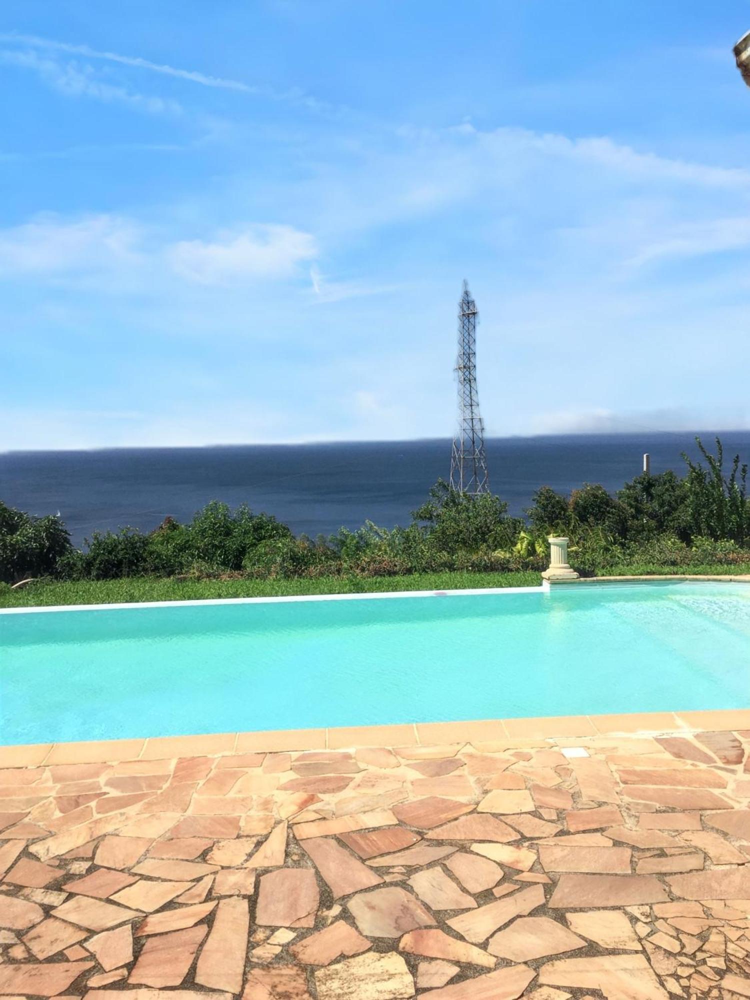 Villa Enchantee Avec Vue Sur Mer Et Piscine Au Carbet Le Carbet Zewnętrze zdjęcie